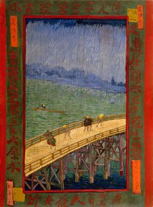 Puente en la lluvia de Vincent van Gogh