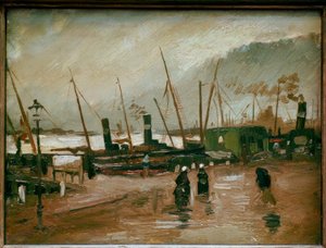 De Ruijterkade en Ámsterdam de Vincent van Gogh