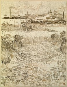 El segador de Vincent van Gogh