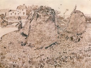 Los montones de paja de Vincent van Gogh