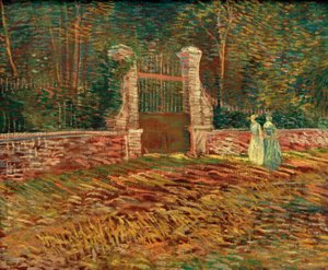 Entrada al parque Voyer d’Argenson en Asnières de Vincent van Gogh