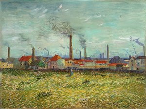 Fábrica en Clichy. 1887 de Vincent van Gogh