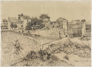 Granja en la Provenza de Vincent van Gogh