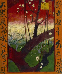 Ciruelo en flor (según Hiroshige) de Vincent van Gogh