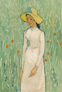 Niña de blanco de Vincent van Gogh
