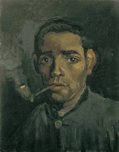 Cabeza de un hombre, 1884-1885 de Vincent van Gogh