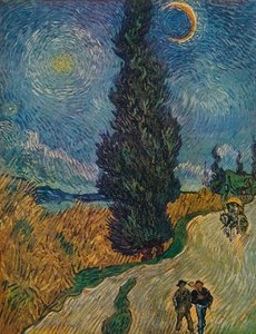 La Ruta Aux Cypres, 1890 de Vincent van Gogh