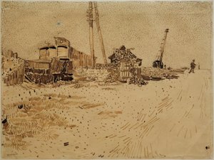 Terreno del campamento del ferrocarril de Vincent van Gogh