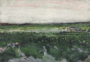 Paisaje con carretilla, 1883 de Vincent van Gogh