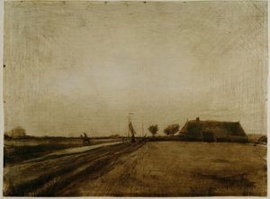 Paisaje en Drenthe de Vincent van Gogh