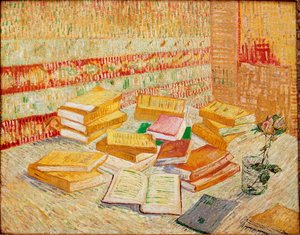 Los libros amarillos o romances parisinos. Pintura de Vincent Van Gogh (1853-1890) 1887