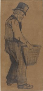 Viejo Llevando un Cubo de Vincent van Gogh
