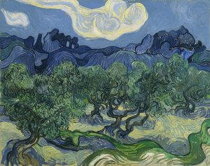 Olivos. 1889 de Vincent van Gogh