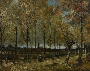 Álamos en Nuenen. 1885 de Vincent van Gogh