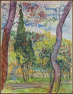 Parque del hospital Saint-Paul, 1889