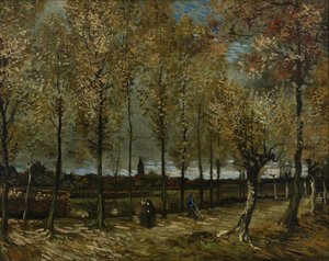 Álamos cerca de Nuenen de Vincent van Gogh