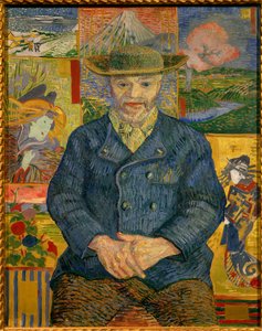 Retrato del Padre Tanguy Pintura de Vincent Van Gogh (1853-1890)