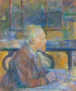 Retrato de Vincent van Gogh (1853-1890) por Toulouse-Lautrec, Henri, de (1864-1901)