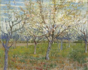 Huerto rosa. 1888 de Vincent van Gogh