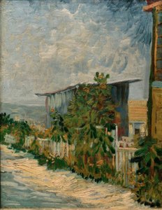Cobertizo con Girasoles de Vincent van Gogh