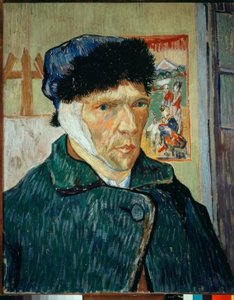 Autorretrato con la oreja vendada de Vincent van Gogh