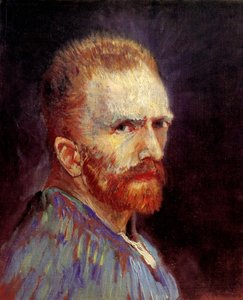 Autorretrato, c.1887 (óleo sobre lienzo) de Vincent van Gogh