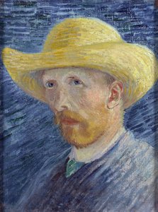 Autorretrato con sombrero de paja de Vincent van Gogh de Vincent van Gogh