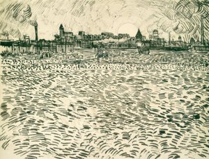 Tarde de verano en Arles de Vincent van Gogh