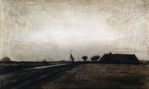 Amanecer; Le Lever du Soleil, 1883 de Vincent van Gogh