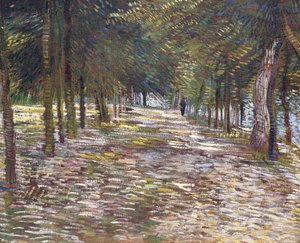 La avenida en el parque de Voyer-d