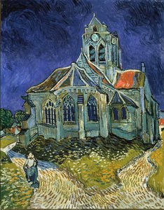 Iglesia de Auvers de Vincent van Gogh