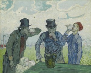 Los bebedores, 1890 de Vincent van Gogh