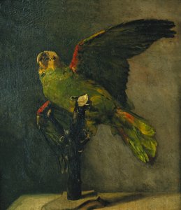 El loro verde; Le Perroquet Vert, 1885 de Vincent van Gogh