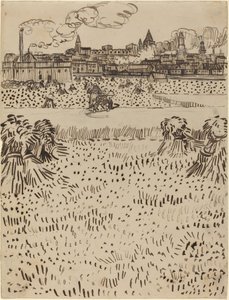 La cosecha, 1888 de Vincent van Gogh