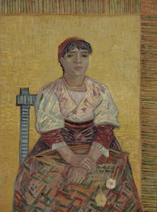 La mujer italiana, 1887 de Vincent van Gogh