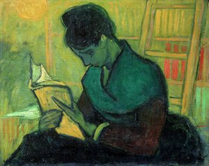 La lectora de novelas, 1888 de Vincent van Gogh