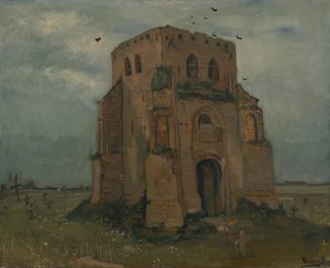 La antigua torre de la iglesia de Nuenen (El cementerio de los campesinos)