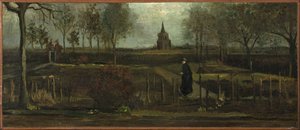 El Jardín del Párroco de Nuenen en primavera de Vincent van Gogh