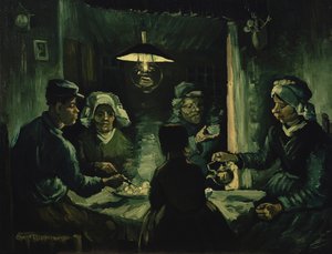 Los comedores de patatas de Vincent van Gogh