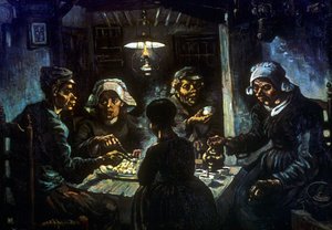 Los comedores de patatas de Vincent van Gogh