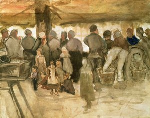 El mercado de patatas, 1882