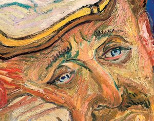 El doctor Paul Gachet (detalle) de Vincent van Gogh