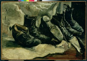 Tres pares de zapatos de Vincent van Gogh