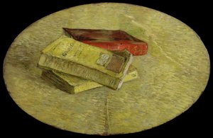 ""Three books"" (Tres novelas) Pintura de Vincent van Gogh (1853-1890) 1887 Dim 31 X 48,5 cm Museo Van Gogh, Ámsterdam de Vincent van Gogh
