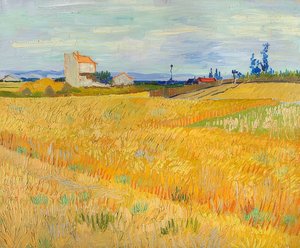 Campo de trigo (Champ de blé). 1888 de Vincent van Gogh