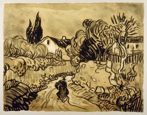 Paisaje de Auvers (1890) de Vincent van Gogh