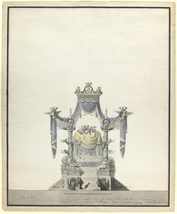 Catafalco para la Emperatriz Catalina la Grande 1729-1796, 1796