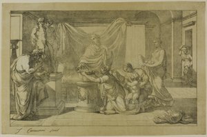 Ofrenda a los Lares de Vincenzo Camuccini