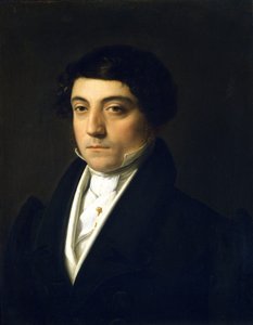 Retrato de Gioacchino Rossini (1792-1868) joven - por Vincenzo Camuccini (1771-1844), circa 1830