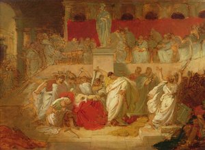 La muerte de César de Vincenzo Camuccini